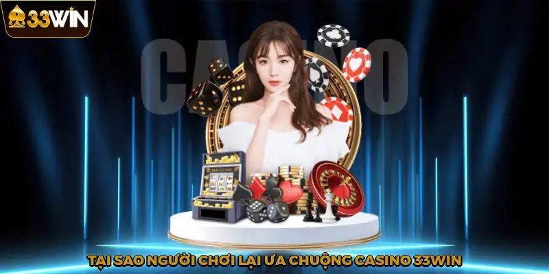 Bàn baccarat trực tiếp tại Casino 33Win với dealer chuyên nghiệp.