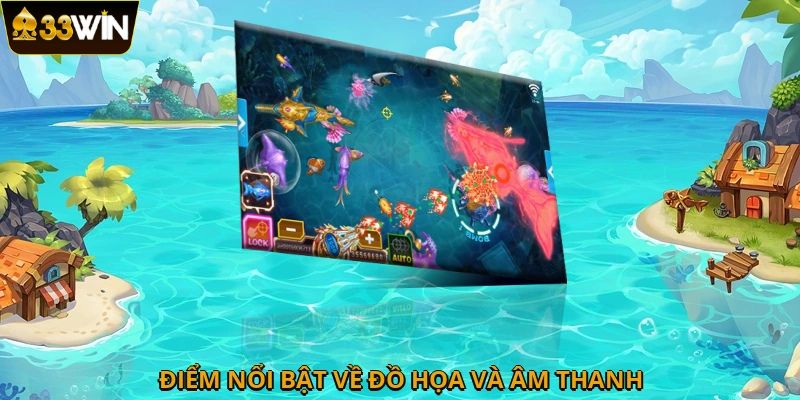 Giao diện bắn cá 3D và hiệu ứng súng laser trong game