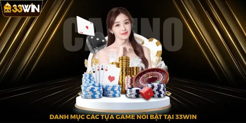 Giao diện sảnh chơi casino 33Win với dealer trực tiếp và bàn cược đa dạng.