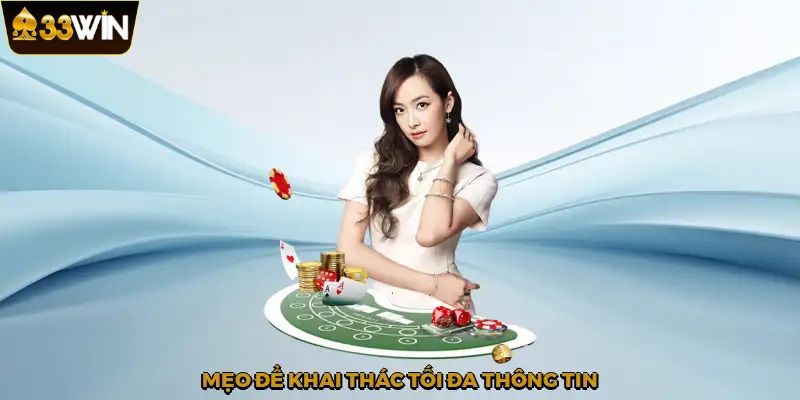 Người chơi truy cập mục Tin Tức 33Win để nhận thông tin mới nhất về khuyến mãi và trò chơi.